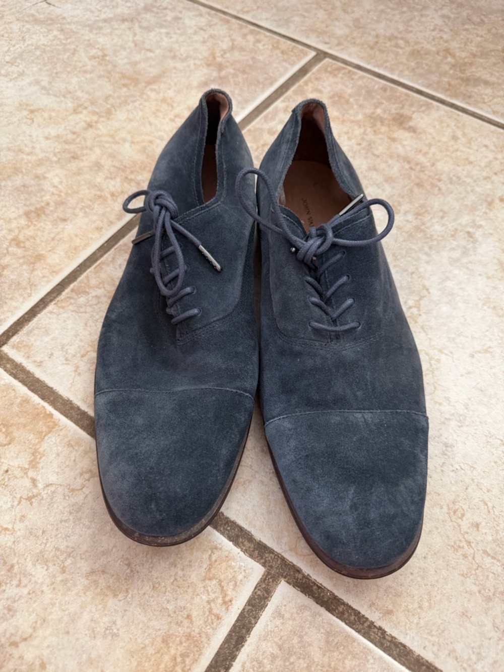 John Varvatos Star USA Men's Seagher Suede Oxfords